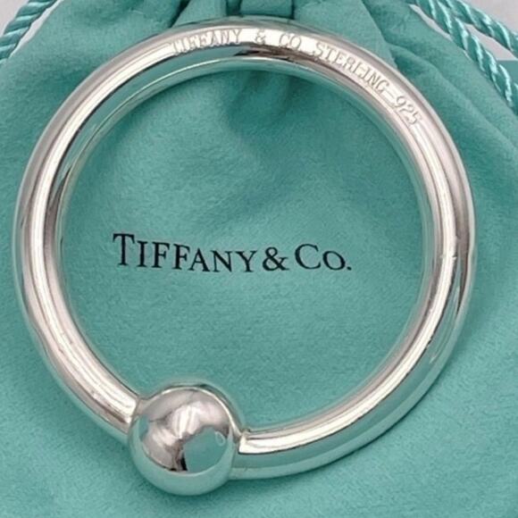 Tiffany & Co. Baby Rattle Sterling Silver 925 W/Tiffany Gift Pouch, Bag & Box - Picture 7 of 11